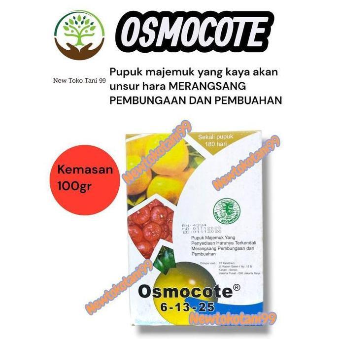 ( 100Gr ) Pupuk Osmocote 6-13-25 Kemasan 100 Gram Pupuk Perangsang Bunga Dan Buah Pada Tanaman, Kaya