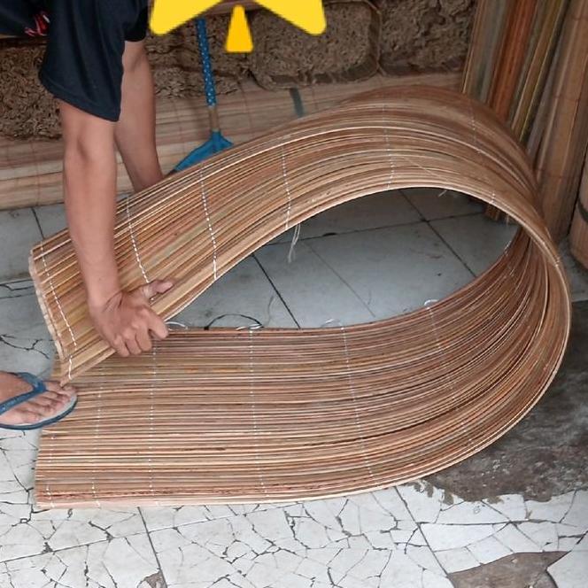 Tirai Rotan Lunjung Berkaulitas Lengkap Talikean Penggulung