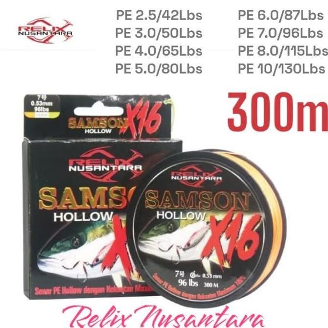 Senar Pancing Pe X16 Samson 300M - Relix Nusantara