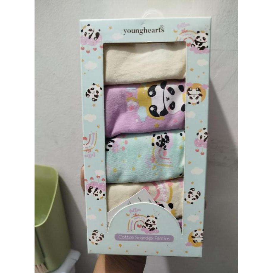 Promo YOUNG HEARTS PANTY PACK MODEL MINI - PANDA COD