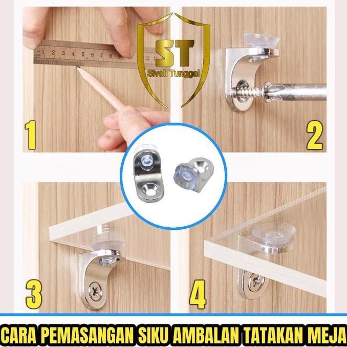 SIKU AMBALAN TATAKAN MEJA KACA/KAYU