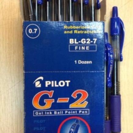 Ready Balpoin pilot G2/pen pilot/pulpen pilot G2 hitam dan biru