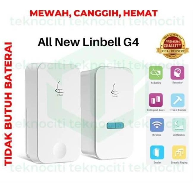 TERMURAH - Bel Rumah Wireless Bell Pintu Doorbell Bel Tanpa Baterai