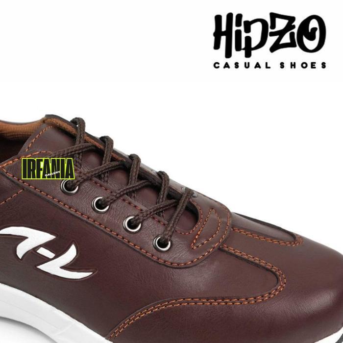 vf-52 HIPZO Sepatu Pria Casual M037 COKLAT TUA SERIES Original 100% Pria Kerja Sekolah Original Kant