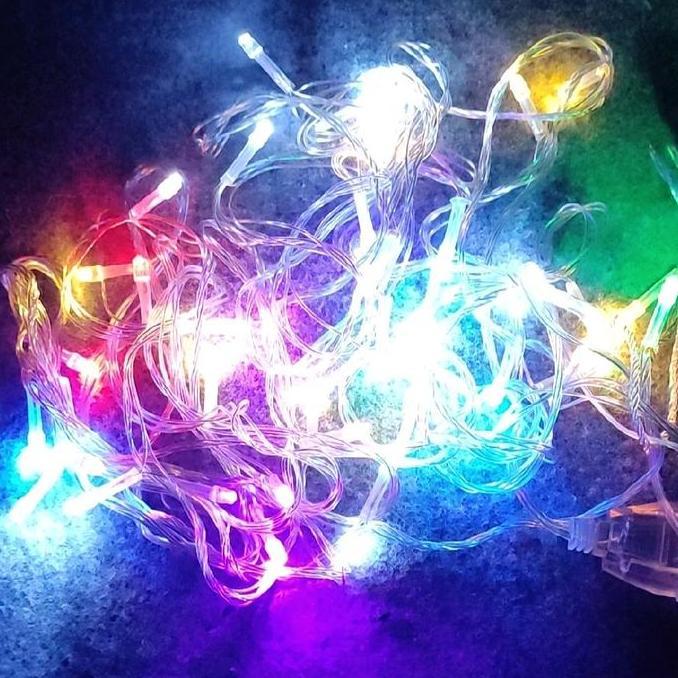 PESONACOM Lampu Hias/Lampu Tumblr/Lampu Natal/Warna Rainbow 7Meter LED