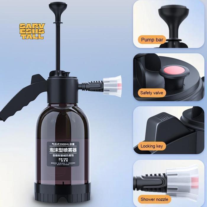 COD Hand Snow Foam Wash Sprayer 2L Alat Cuci Motor Mobil Sabun Spray Foam Alat Cuci Motor Salju Sabu