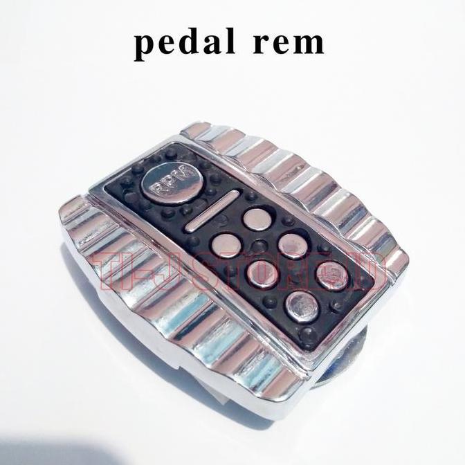1 Set Cover Pijakan Pedal Gigi Dan Rem Besi Anti Slip Universal Untuk Semua Jenis Motor