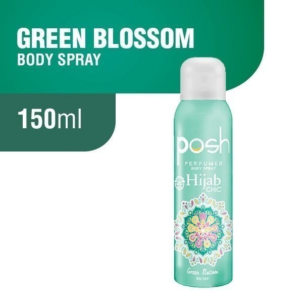 Posh Hijab Spray Cologne Green Blossom Botol 150 ml x2 - Gambar 2