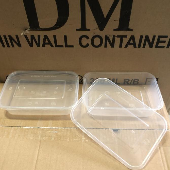 thinwall 500 ml persegi / kotak makan / food container / thinwall dm