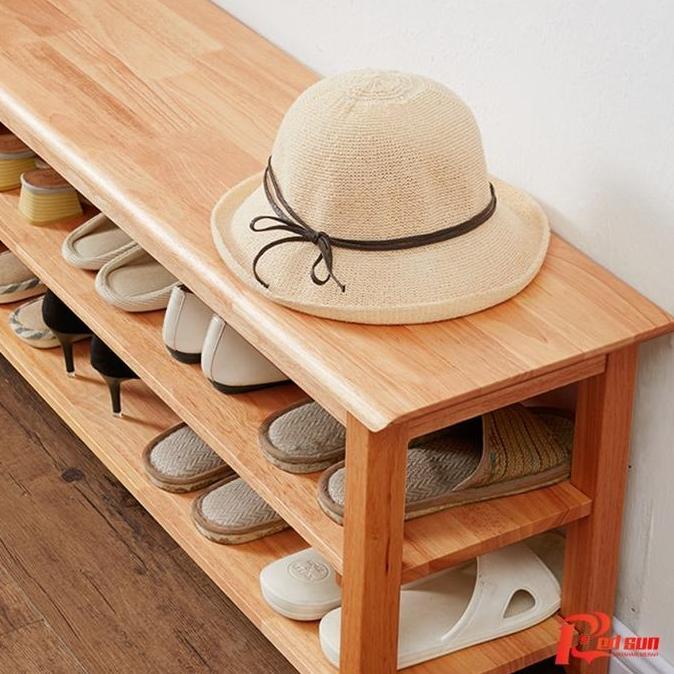 Rak sepatu kayu / Rak sepatu / rak sepatu minimalis / rak sepatu tutup