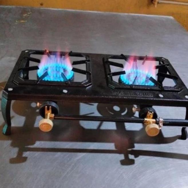 Kompor Seribu Mata 2 Tungku Mini Selang Dan Regulator