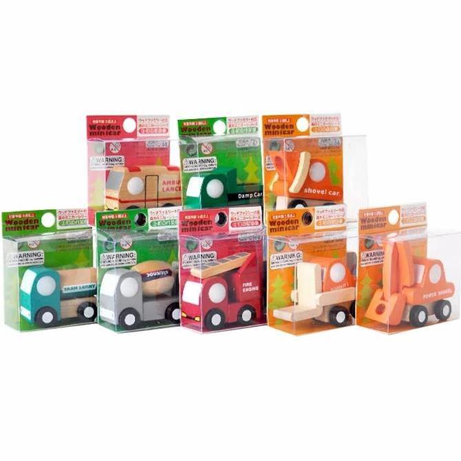 Mainan Kayu Wooden Minicar Miniso Mobil Mobilan / Mainan Anak