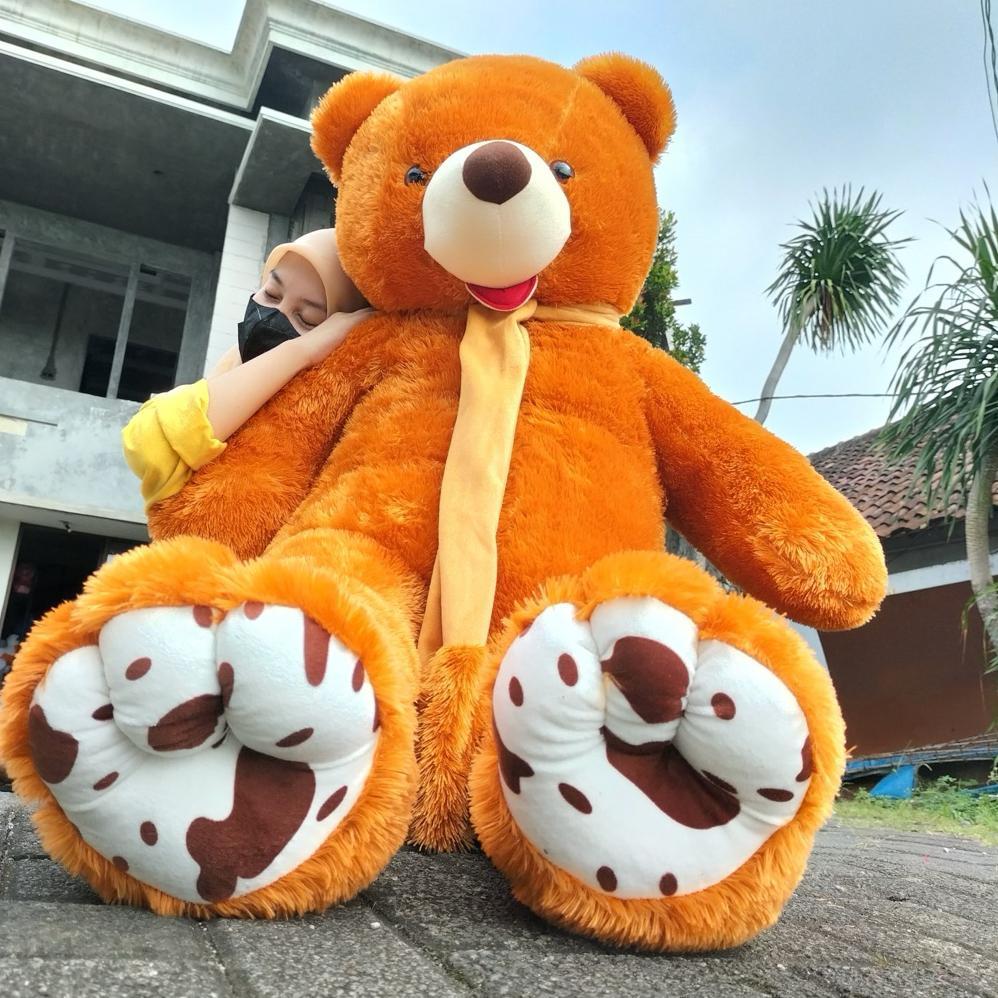 Boneka Jumbo Teddy Bear Boneka Besar 1,3 Meter Sni