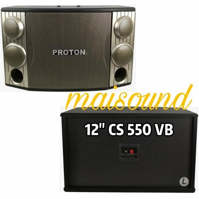 SPEAKER PASIF PROTON 12 INCH PROTON CS 550 VB 12INCH SEPASANG CS 550VB Terlaris