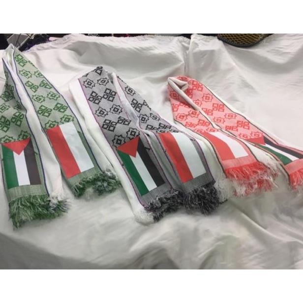 Sorban songket palestina indonesia Bahan