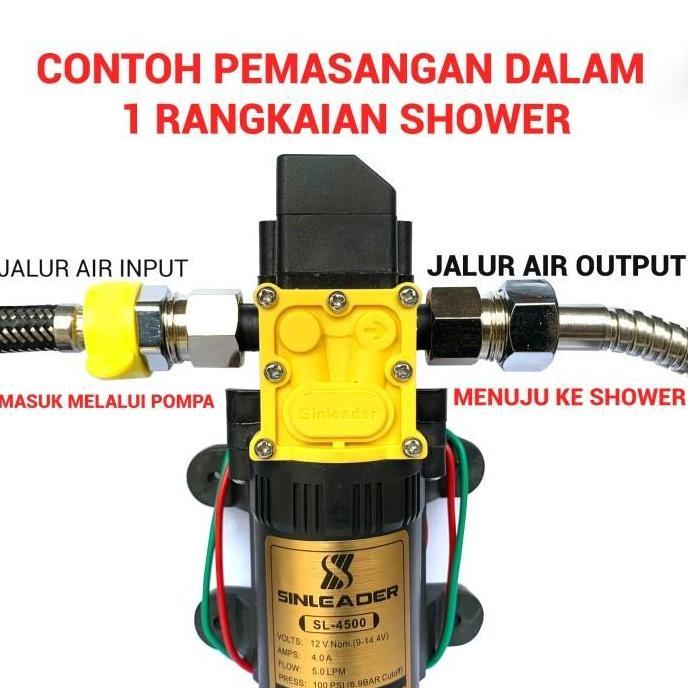 Paket Pompa Booster Serbaguna Otomatis Bertekanan Tinggi Sl 4500