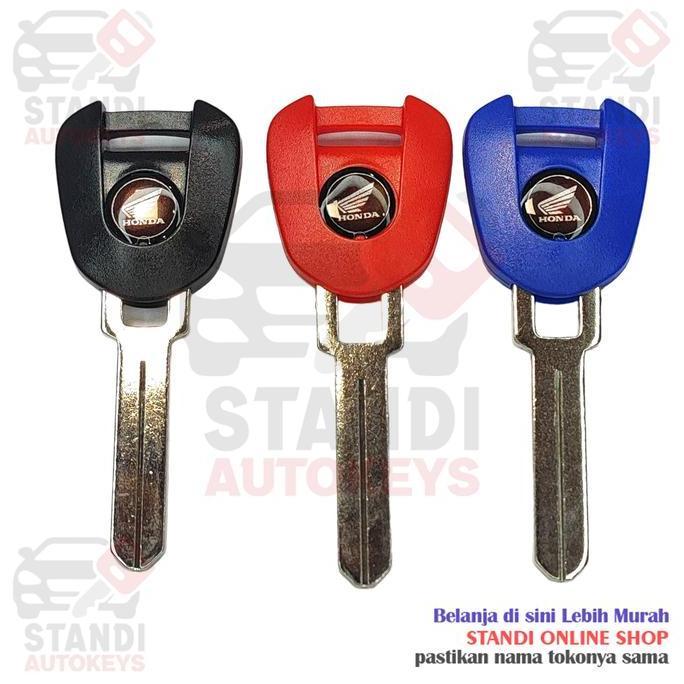 Kunci Motor Key Blank Bahan Duplikat Honda CBR 250 RR Tempat Chip Immobilizer
