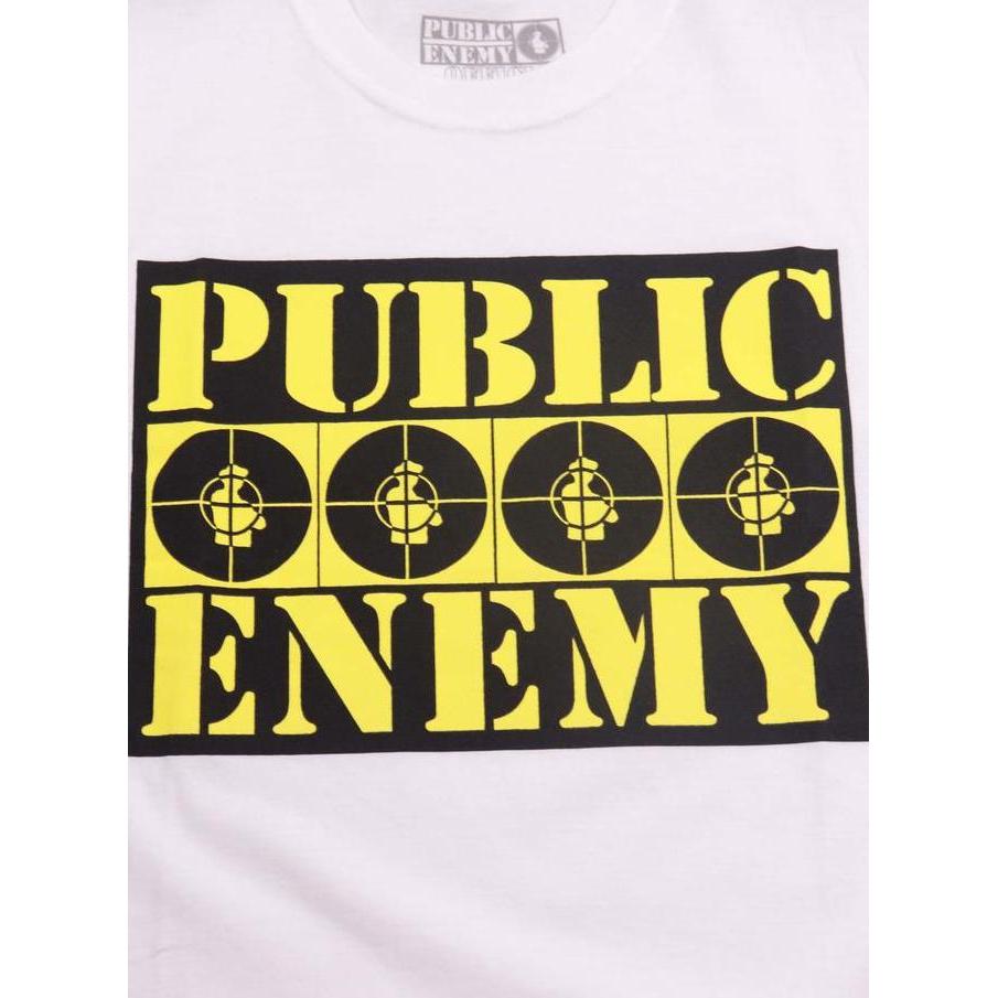Kaos Baju Rap Pria Musik Band Original PUBLIC ENEMY Public Enemy White murah