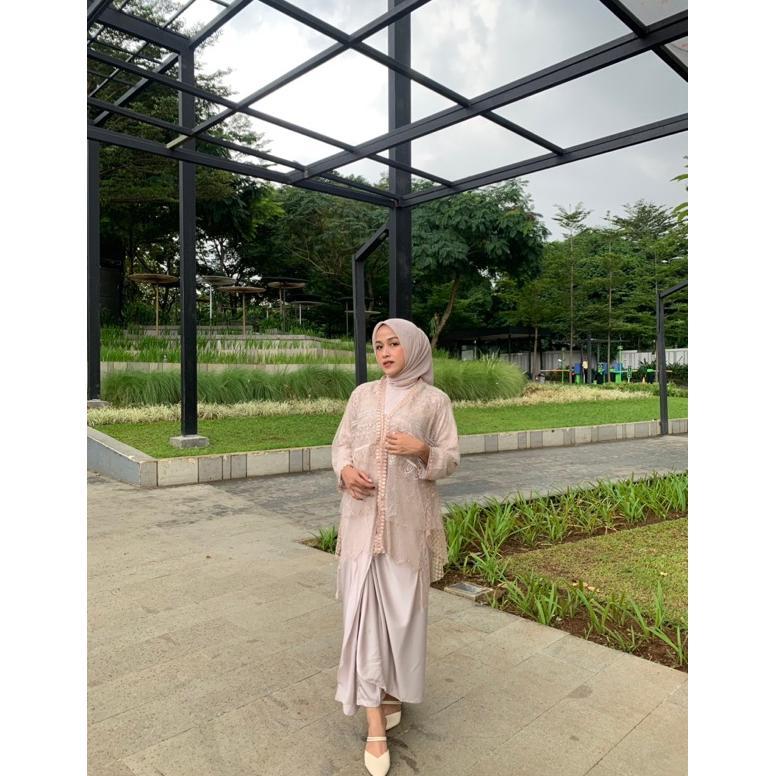 Setelan Inner Outer Rok Panjang | Arumi Motif Outer | Baju Wanita