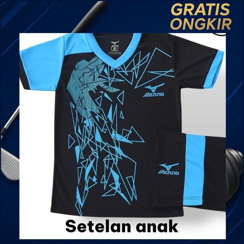 Set Jersey Baju Olahraga Anak 6-14 Tahun Kaos Bola Sepak Bola Futsal Volly Dll High Quality Nyaman D