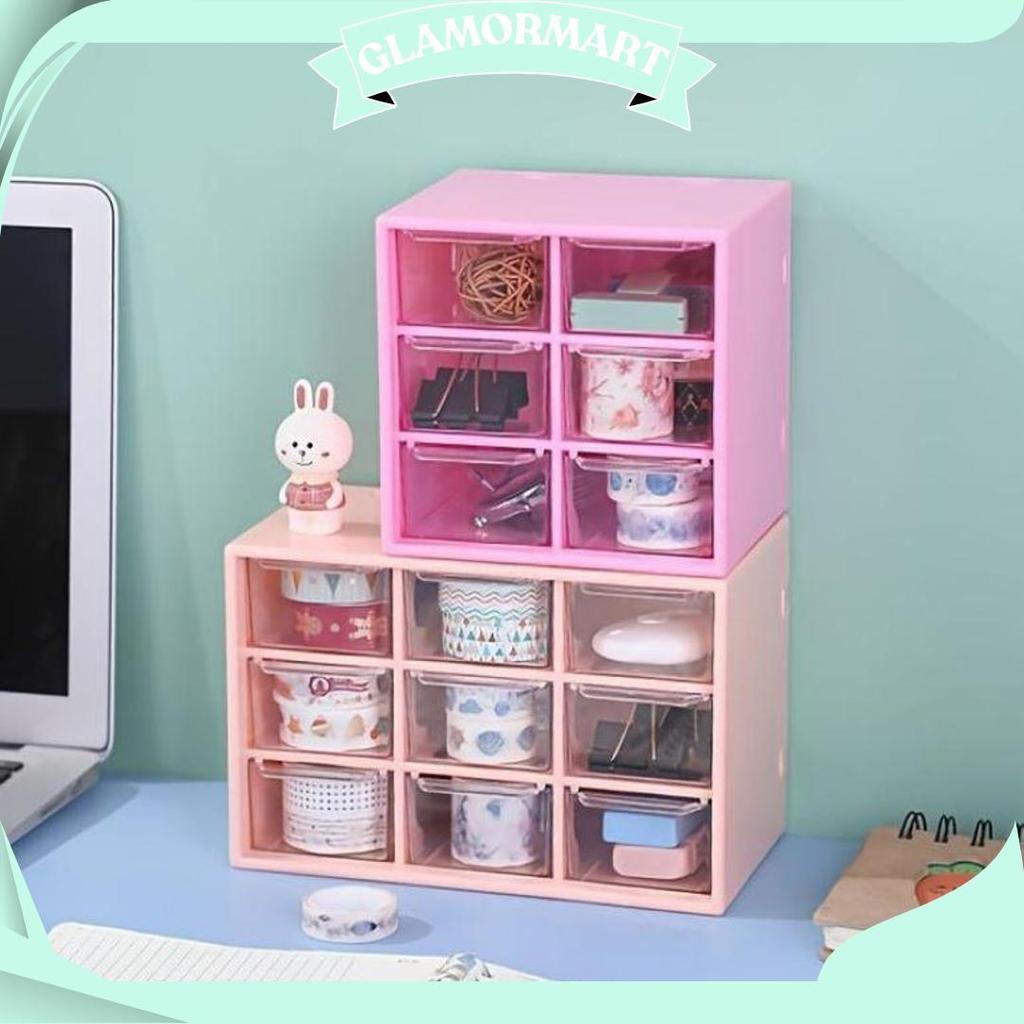 Kotak Laci / Rak Laci Penyimpanan / Laci Mini Serbaguna / Lemari Kotak Perhiasan / Rak Aksesoris Sek