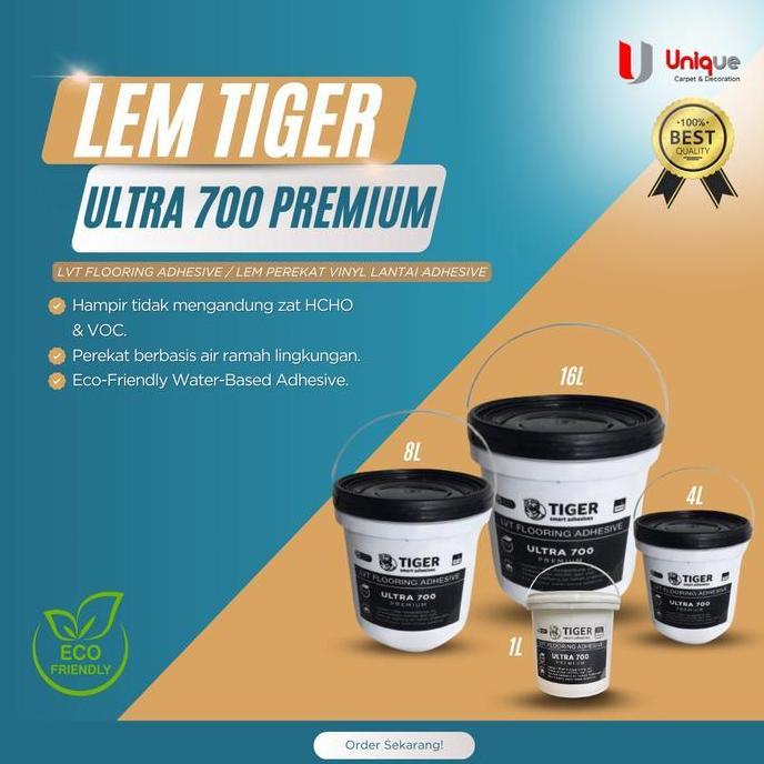 Promo Lem Vinyl Putih Tiger / Lem Perekat Vinyl Lantai Flooring Adhesive Cod