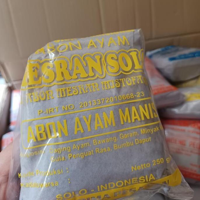 Ready abon ayam mesran solo