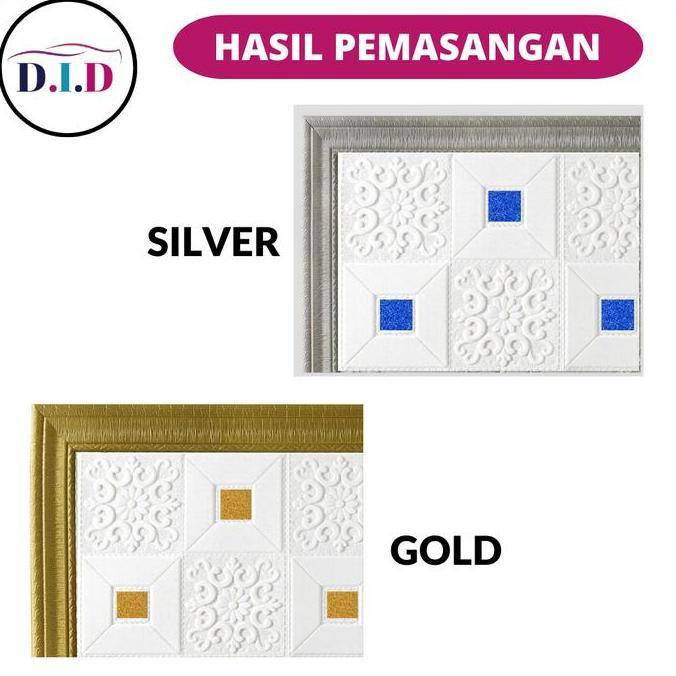 Promo D.I.D List Border Wallfoam 3D 2.3 Meter Wallfoam Border List Dinding Dekorasi Tahan Air Cod