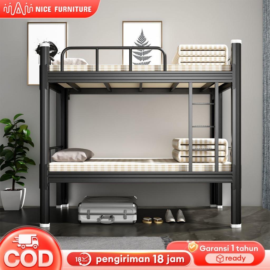 Ranjang Susun 2 Tingkat Anak Dan Dewasa Ranjang Tingkat Besi Tempat Tidur Susun Asrama
