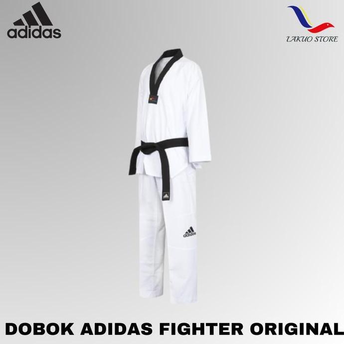 DOBOK ADIDAS FIGHTER ORIGINAL made in KOREA / UNIFORM TAEKWONDO ADIDAS