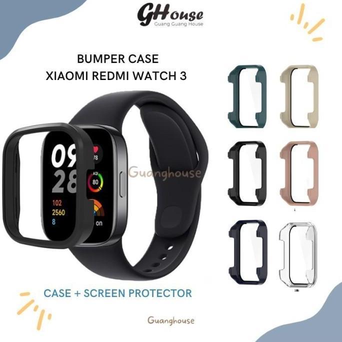 Case Redmi Watch 3 Bumper Case Xiaomi Redmi Watch 3 Bahan PC Tempered