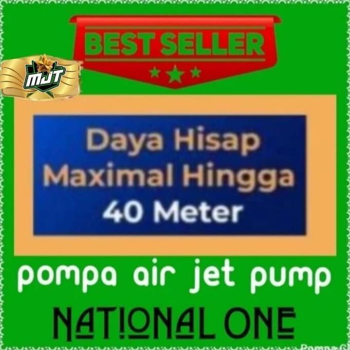 Pompa Air Sumur Dalam Dp 370 A National Jet Pump Eco/Jetpump Dabinter Terbaik
