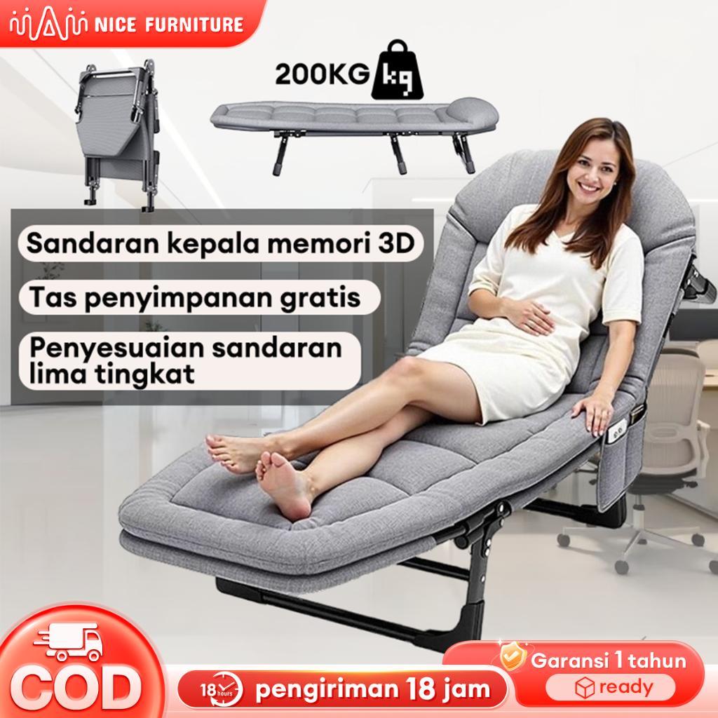 Kursi Lipat Tidur Santai Malas Portable Kursi Malas Kursi Lipat Kursi Santai Kasur Lipat Folding Bed