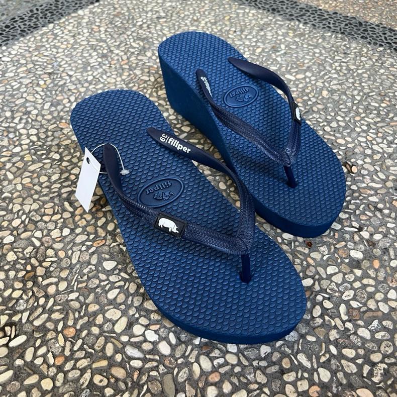 Terlaris Sandal Sendal HAK 5 cm WEDGES FIPPER PUM Cewek Wanita