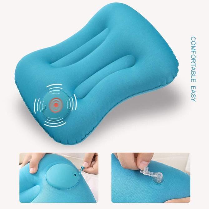 BANTAL ANGIN + POMPA TERINTEGRASI - NatureHike Bantal Angin Inflatable