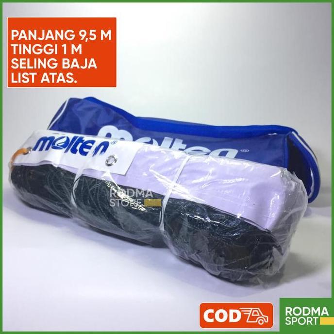 NET VOLI / NET VOLLEY MOLTEN, MIKASA NET VOLI TURNAMEN NET VOLI OUTDOOR BOLA VOLI ORIGINAL DAN TERPE