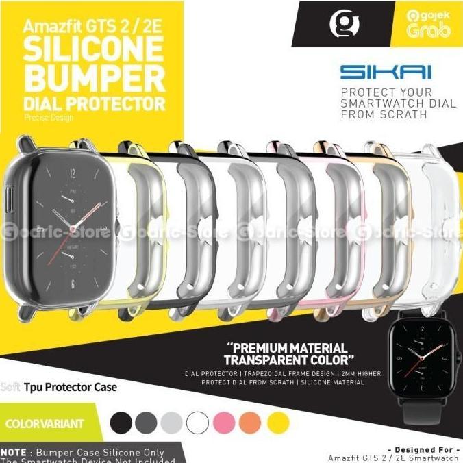 SIKAI Rubber Case Soft Bumper Cover Screen for Amazfit GTS 2 2e GTS2