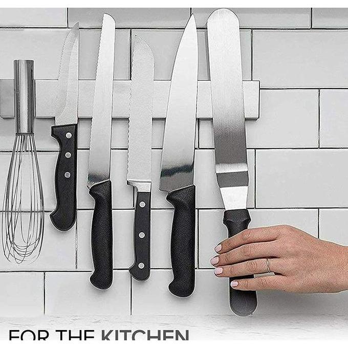 Rak Magnet Tempat Pisau dan Barang Besi Magnetic di Dinding