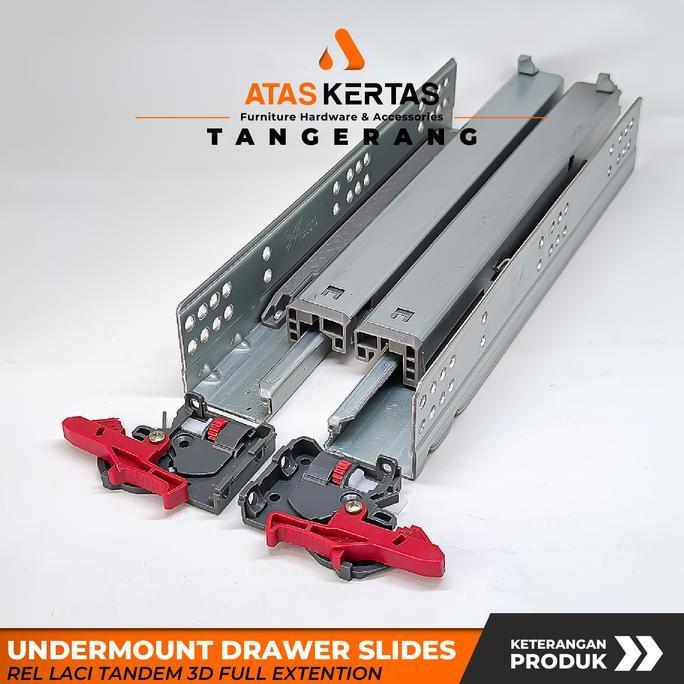Rel laci - Undermount Slide Full Extension Slow Motion - Rel Tandem Vierro - Rel Laci Tanem Slow Mot