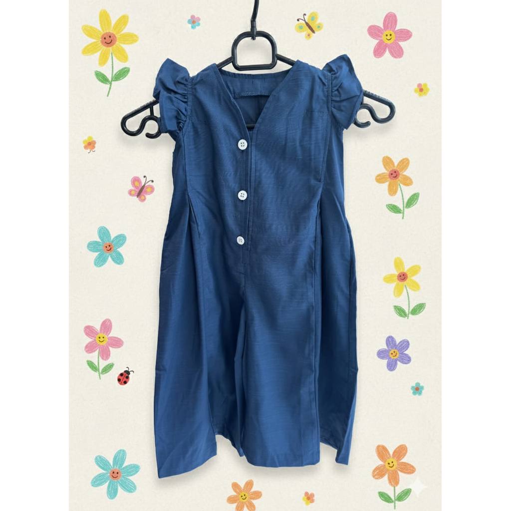 Baju Anak Perempuan Model No.13 Baju Monyet Warna Solid