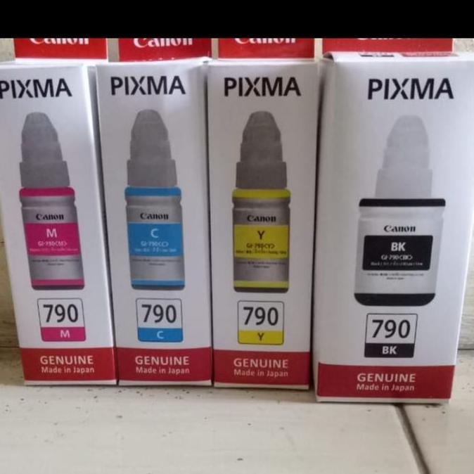 TERMURAH - Tinta Printer Original Canon Pixma GI-790 G1010,G2010 ( 1 SET )