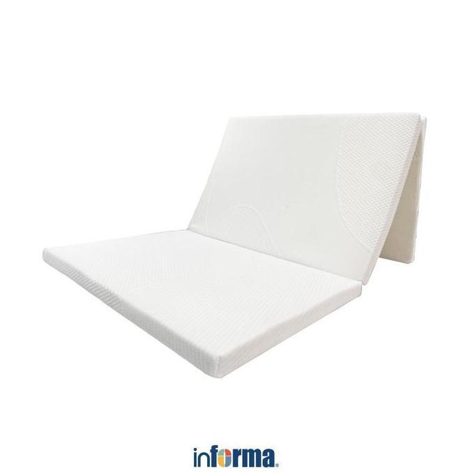 TERLARIS - INFORMA SLEEP 90X190X5 CM TRINN KASUR LIPAT PORTABLE - PUTIH