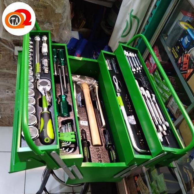 TEKIRO TOOL BOX SET 72 PCS - Toolkit perkakas bengkel