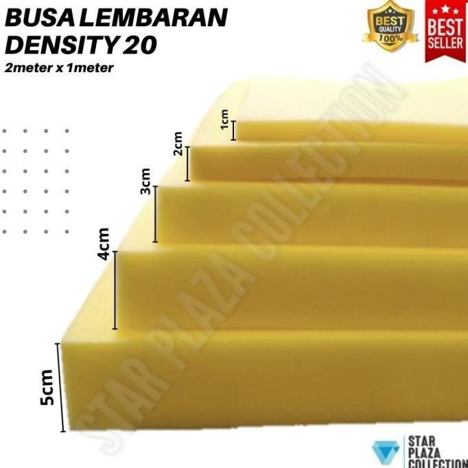 Busa Lembaran Royal Foam Kuning Yellow-3 Density 20 (Sofa, Matras, Kasur) - 3cm