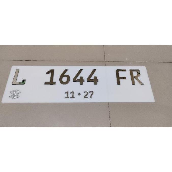 TERMURAH Plat Nomor Mobil Crome Timbul