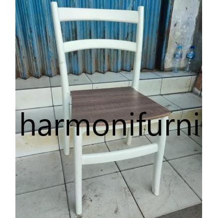 TERLARIS - Kursi makan/ kerja/ sender plastik Olymplast 608 Putih