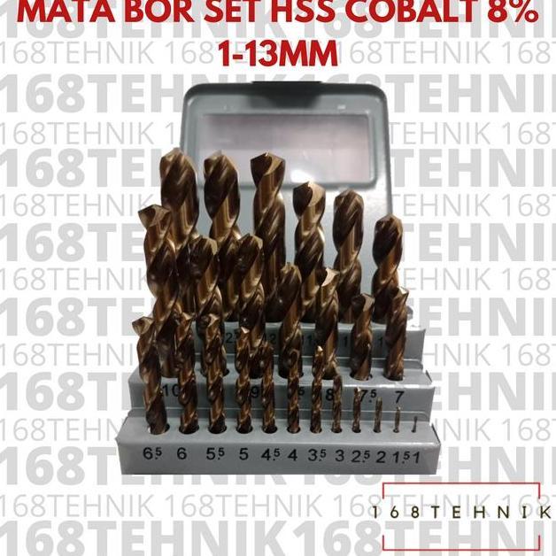 MATA BOR TOKIWA CO8 MATA BOR BESI 1-13MM MATA BOR STAINLESS SET 1-13MM