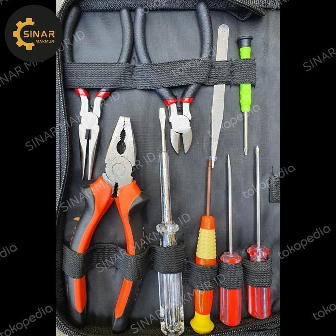 TOOLKIT ELECTRICAL 10PCS/SET SANDS PERKAKAS SOLDER KELISTRIKAN RUMAHAN