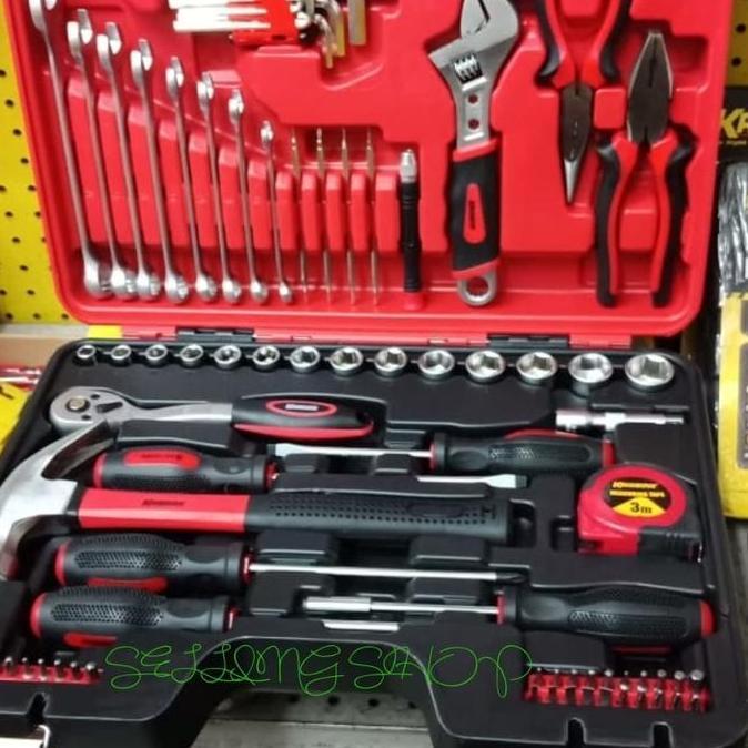 ToolKit Box Set Tool Kit ORIGINAL Krisbow Kotak Perkakas Mekanik