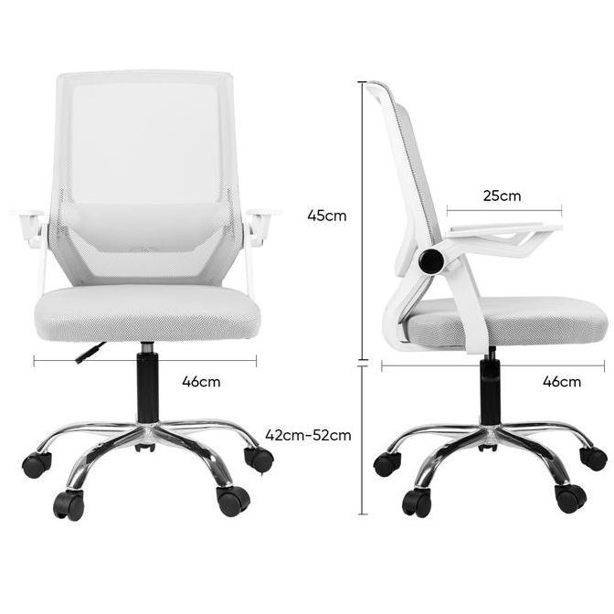TERLARIS - Deli Office Chair/Kursi Kantor Jaring Desain Ergonomis E4931